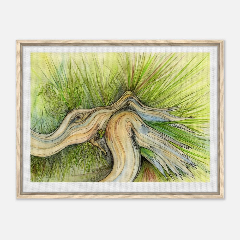 Driftwood Watercolor Print